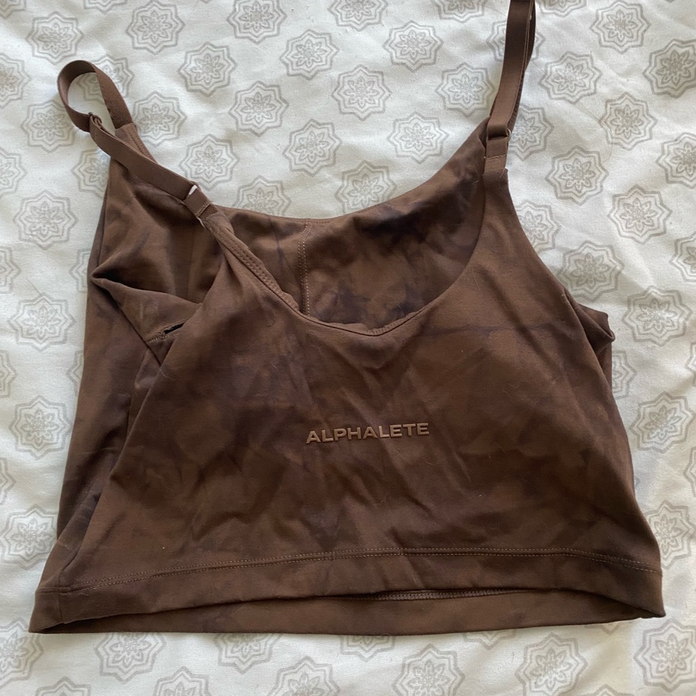 Alphalete Crop Draught Brown